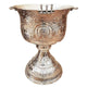 Orthodox Baptismal Font: Carved Chrome-Plated Finish – 90 Liters