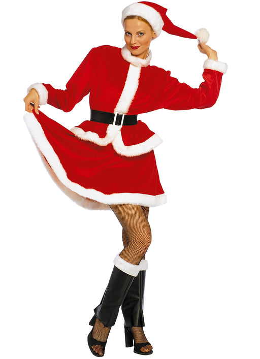 Christmas Miss Santa Costume - Adult Woman