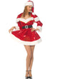 Christmas Miss Santa Costume - Adult Woman