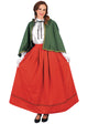 Christmas Festive Santa Woman Costume - Adult Woman