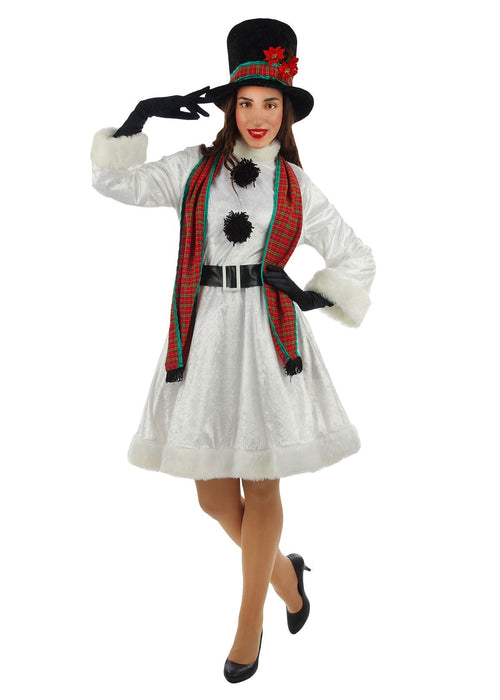 Christmas Snow Woman Costume - Adult Woman