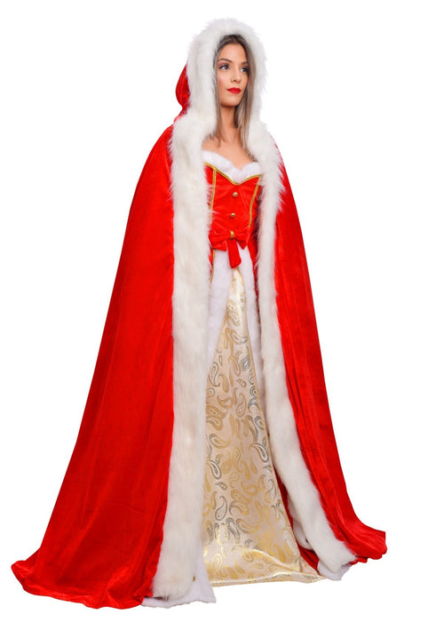 Christmas Velvet Cape - Adult Woman