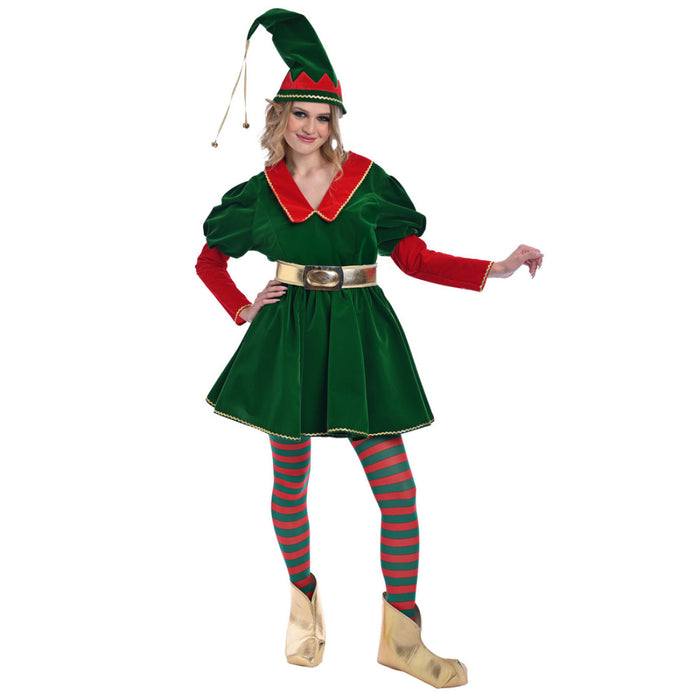 Christmas Elf Dress Costume - Adult Woman