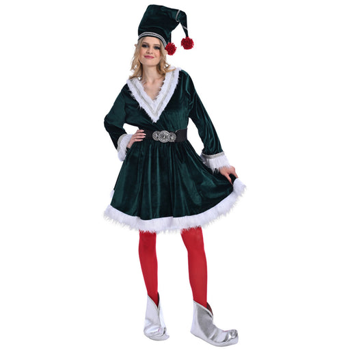 Christmas Elf Dress Costume - Adult Woman