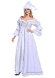 Christmas White Mrs. Santa Claus Costume - Adult Woman