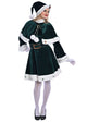 Christmas Green Miss Santa Costume - Adult Woman