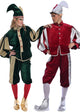 Christmas Burgundy Velvet Elf Costume - Adult Male