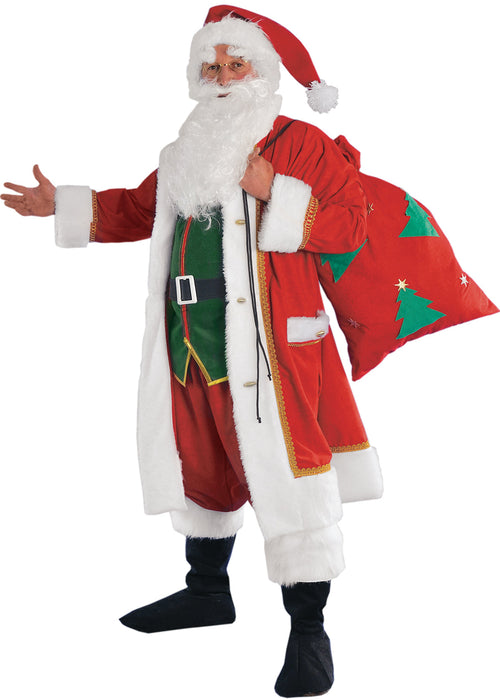 Christmas Festive Santa Claus Costume - Adult Male