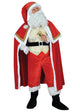 Christmas Gold Santa Claus Costume - Adult Male