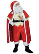 Christmas Gold Santa Claus Costume - Adult