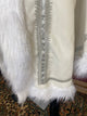 Christmas White Santa Claus Costume - Adult Male