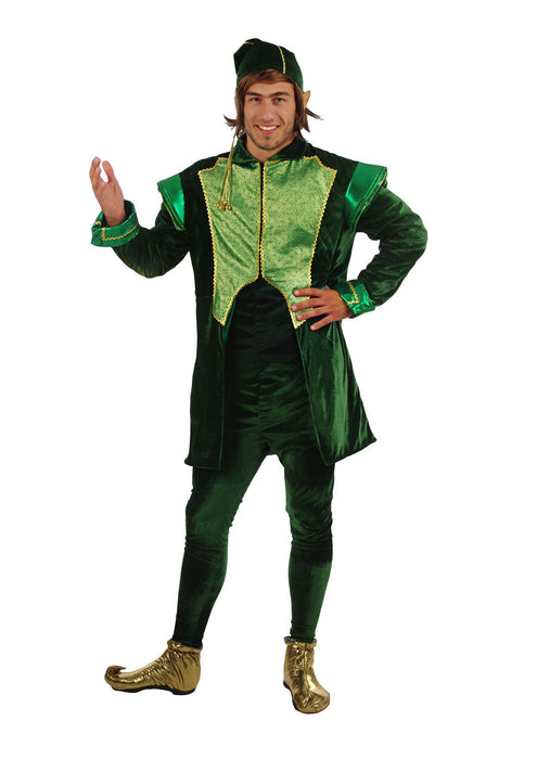 Christmas Elf Costume Deluxe Green Blessed Celebration Christmas Elf Costume Deluxe Green Blessed Celebration