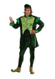 Christmas Elf Costume Deluxe Green - Adult Male