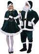 Christmas Green Santa Claus Costume - Adult Male