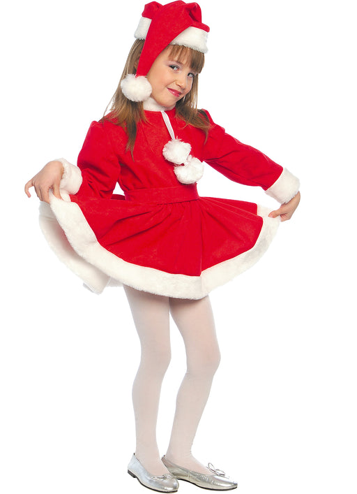 Christmas Miss Santa Claus Costume - Child