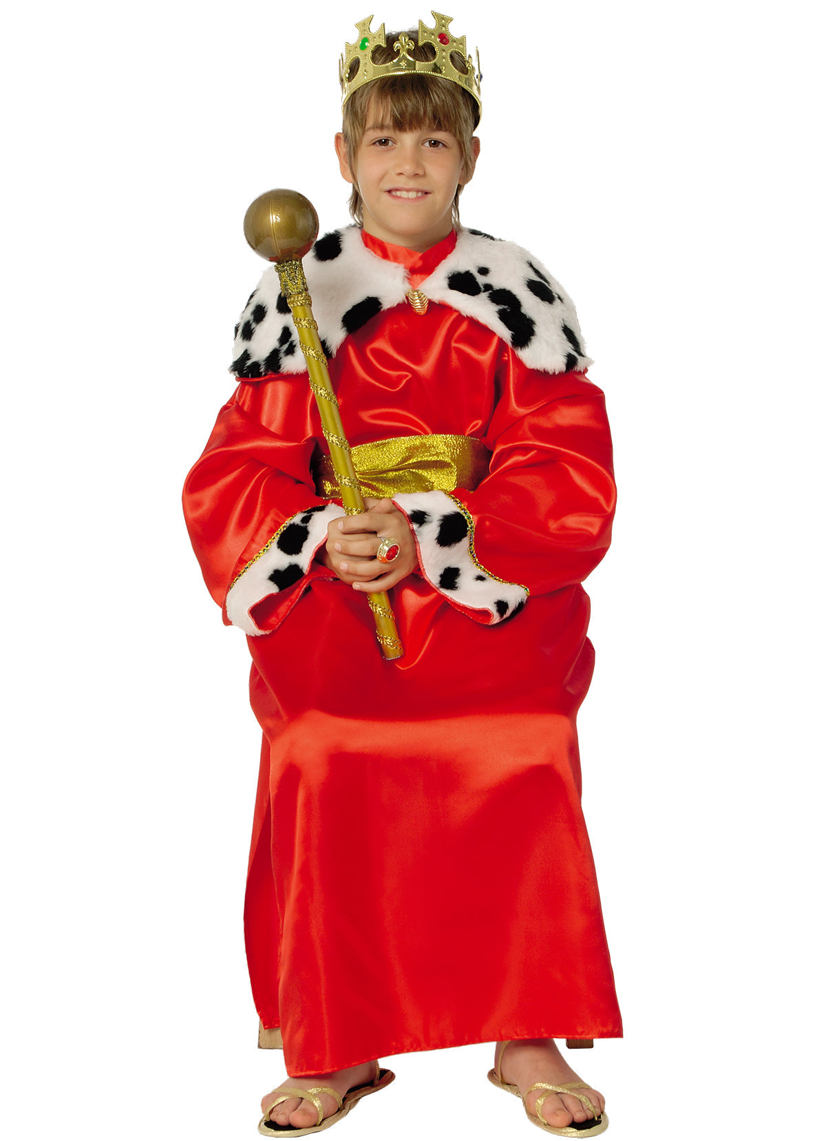 christmas king dress Red King Robe Kids Fancy Dress Christmas Nativity Wise Men Boys Costum