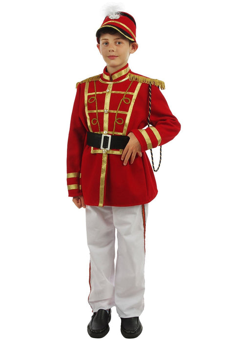 Christmas Drummer Costume (White and Red) - Child