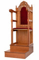 Orthodox Bishop’s Throne – Hand-Carved with Open Sides (Style 453)