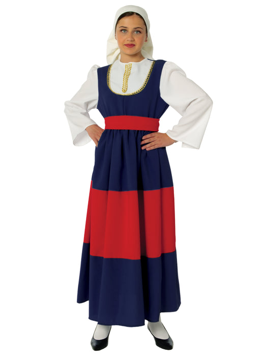 Maniatissa Traditional Girl Costume (Sizes 8 - 16)