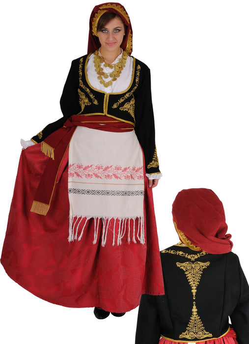 Crete Woman Embroidered Vest Costume