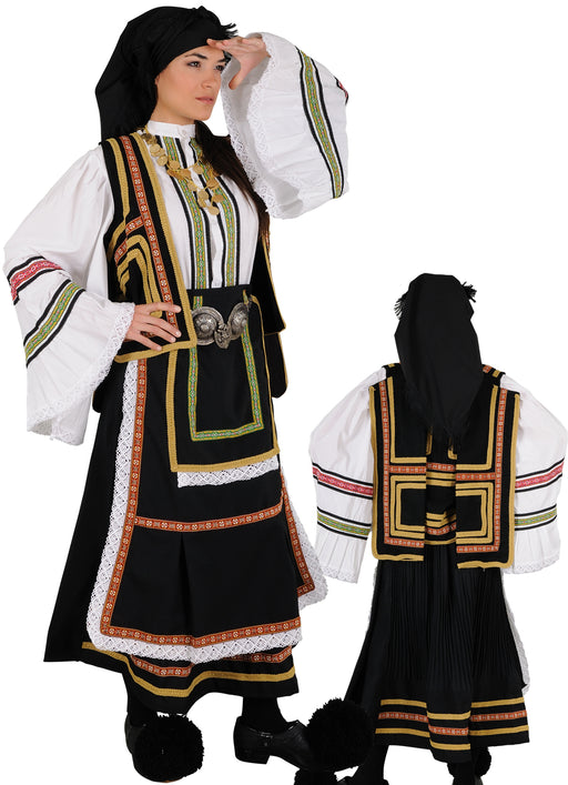 Sarakatsana Woman Waistcoat Costume