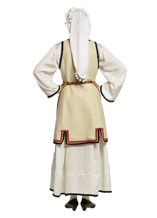 Souliotissa Woman White Costume