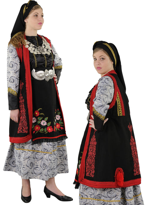 Zitsa Embroidery Woman Costume