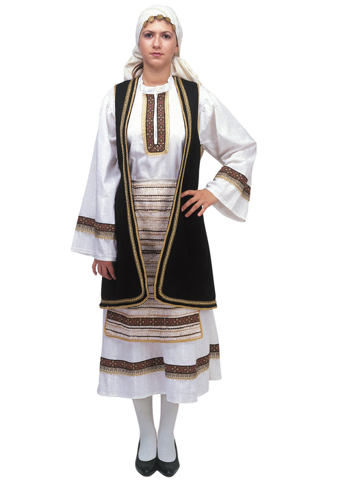 Souliotissa Woman White Costume