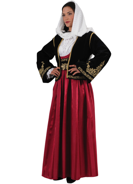 Traditional Dress Kato Panagia Asia Minor Woman Greek Costume