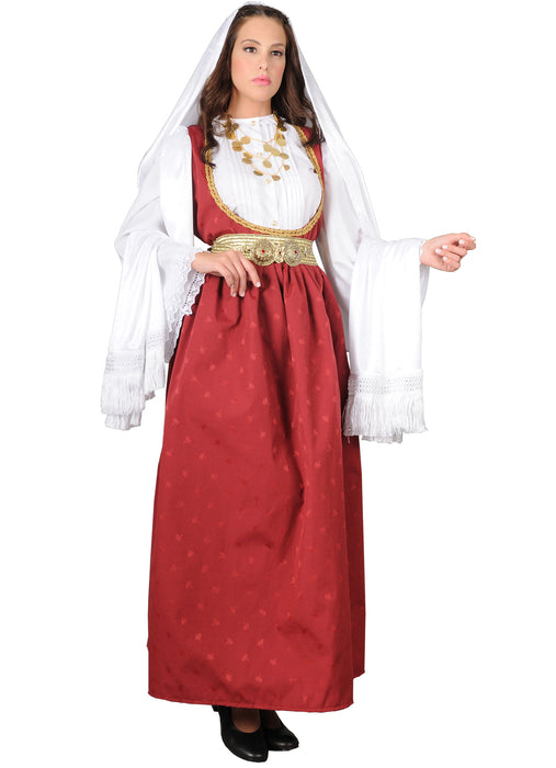 Samos Woman Costume Red