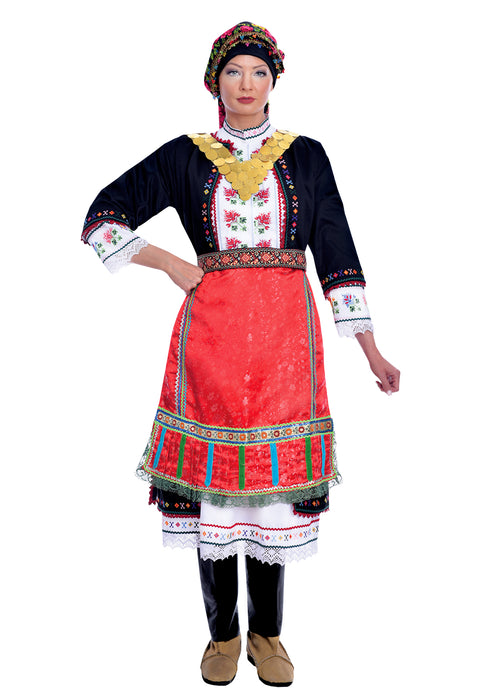 Traditional Embroidered Dress of Karpathos Island