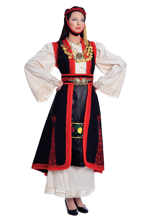 Traditional Epirus Embroidered Dress