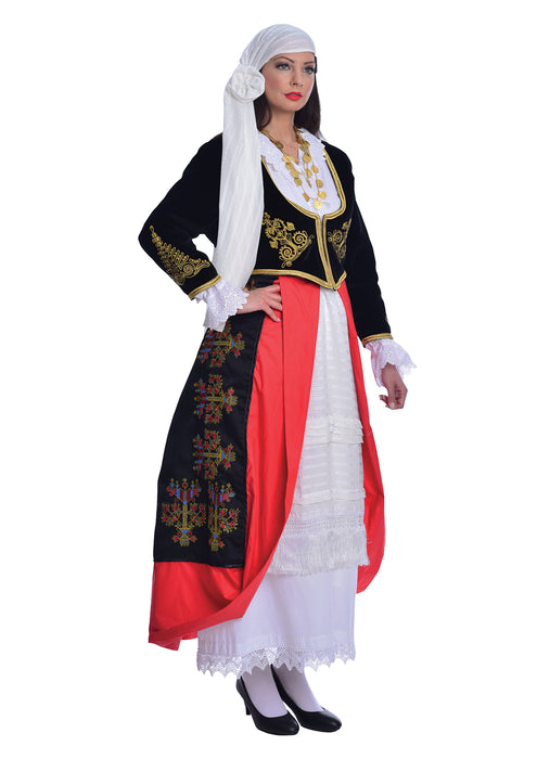 Traditional Dress Tegea Arcadia Woman - Peloponnese Region Traditional Dress Tegea Arcadia Woman - Peloponnese Region
