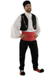 Vlachos Man Red Sash Costume