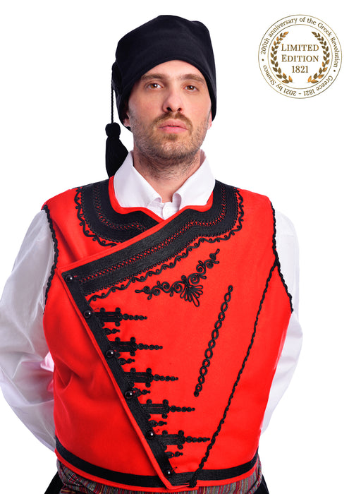 Greek Island Man Embroidered Costume