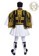 Gold And Black Embroidered Evzone Man Costume