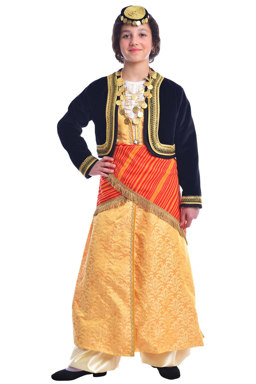 Pontos Girl Costume Deluxe Gold (Sizes: 8-14)