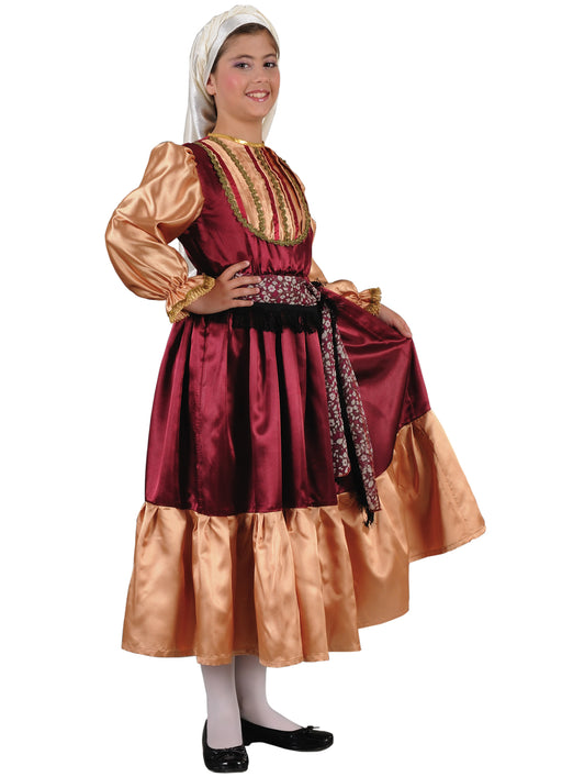 Aegean Island Girl Costume (Sizes 8, 10, 12, 14, 16)