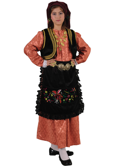 Epirus Brocade Girl Costume (Sizes 8, 10, 12, 14, 16)