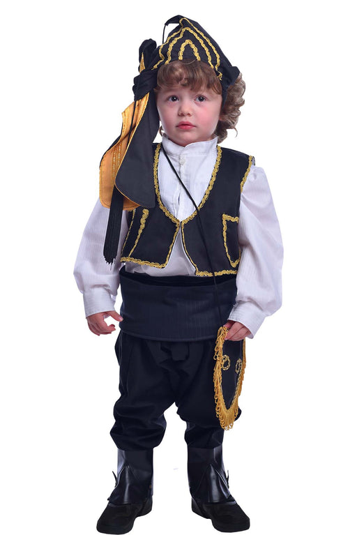 Wicked Costumes Greek Boy Costume – Complete White & Yellow Outfit For Boys