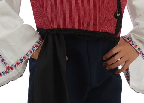Woven Wool Belt Sash with Fringes - Boy Thrace