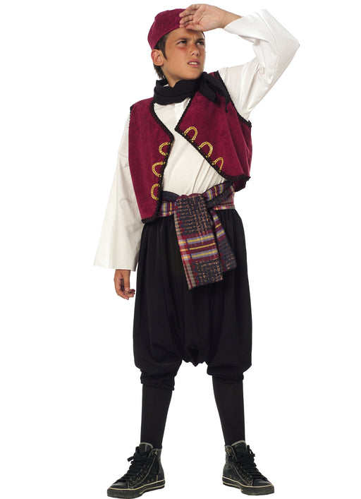 Kanaris Boy Costume (Sizes 6-14)