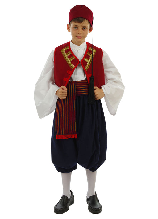 Aegean Island Boy Costume (Sizes 4, 6, 8, 10)
