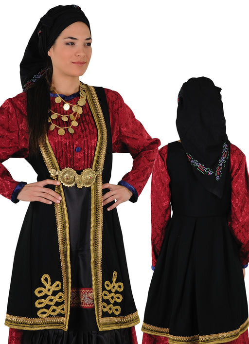 VEST ONLY - Vlach Vest with Secouni (Segouni) Woman Costume