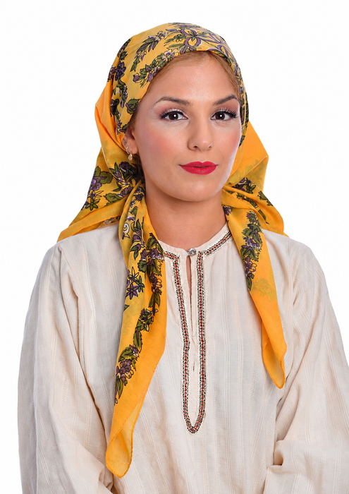 Traditional Scarf - Yellow