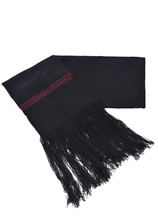 Woven Wool Belt Sash with Fringes