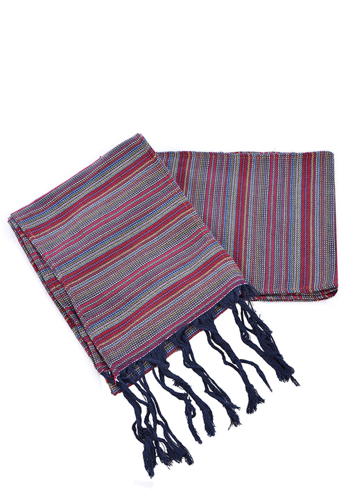 Woven Wool Belt Sash with Fringes