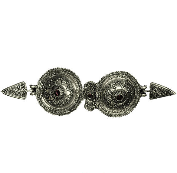 Traditional Dance Buckle -Silver