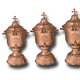 Holy Water Font with Metal Lid - Copper - Single Faucet