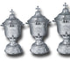 Holy Water Font with Carved Nickel - Single Faucet